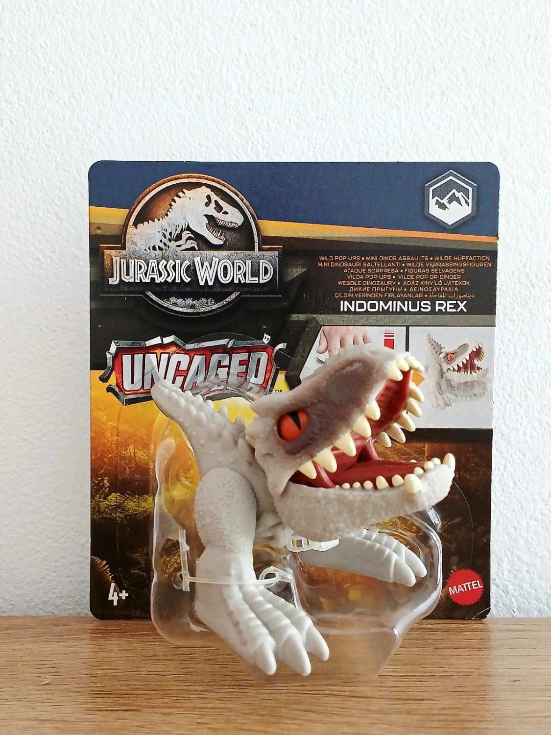 Figurine Mattel Jurrasic World Wild Pop Ups Uncaged Indominus Rex